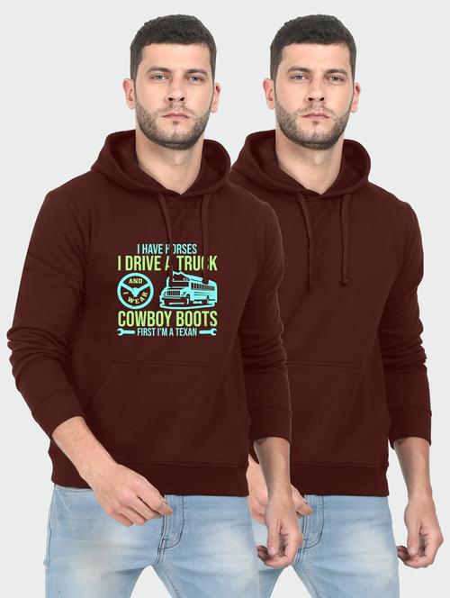 multi colored fleece chest print sweatshirt - 18144918 - Very Small Image - 1