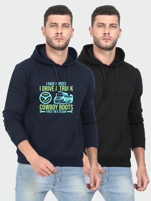 multi colored fleece chest print sweatshirt - 18144924 - Very Small Image - 1