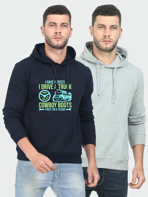multi colored fleece chest print sweatshirt - 18144926 - Very Small Image - 1