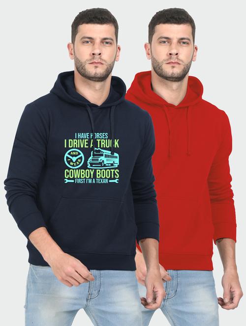 multi colored fleece chest print sweatshirt - 18144930 - Very Small Image - 1
