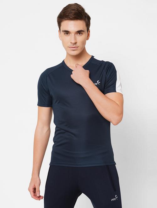 navy blue solid t-shirt - 18145487 - Very Small Image - 1