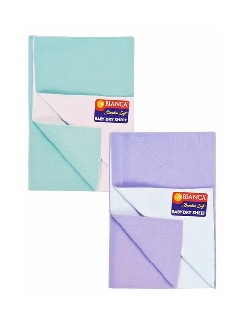 bianca waterproof & breathable bamboo-feel baby dry sheet & mattress protector -2pc large - 18145629 - Very Small Image - 1