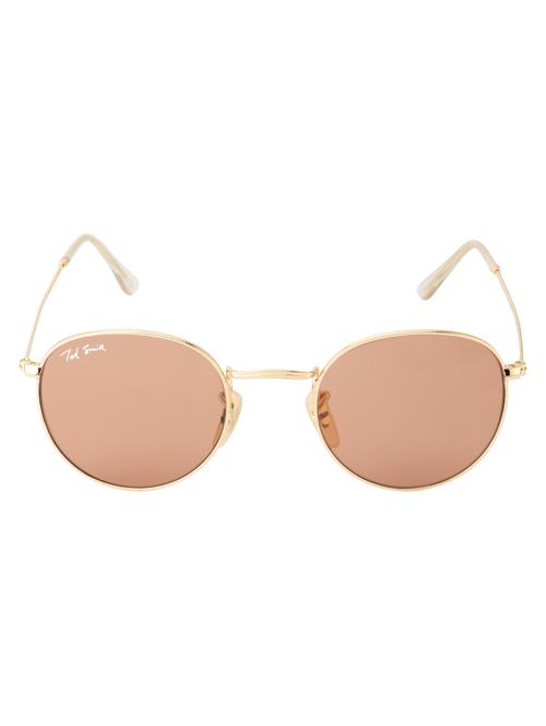 moon by ted smith uv protection round sunglasses for men women glass lens metal frame - 18145721 - Very Small Image - 1