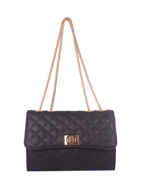 black leatherette (pu) handbag - 18145989 - Very Small Image - 1