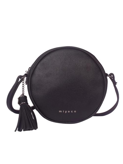 black leatherette (pu) handbag - 18145991 - Very Small Image - 1