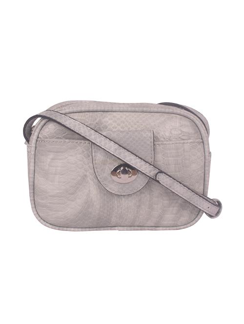 grey leatherette (pu) handbag - 18146001 - Very Small Image - 1