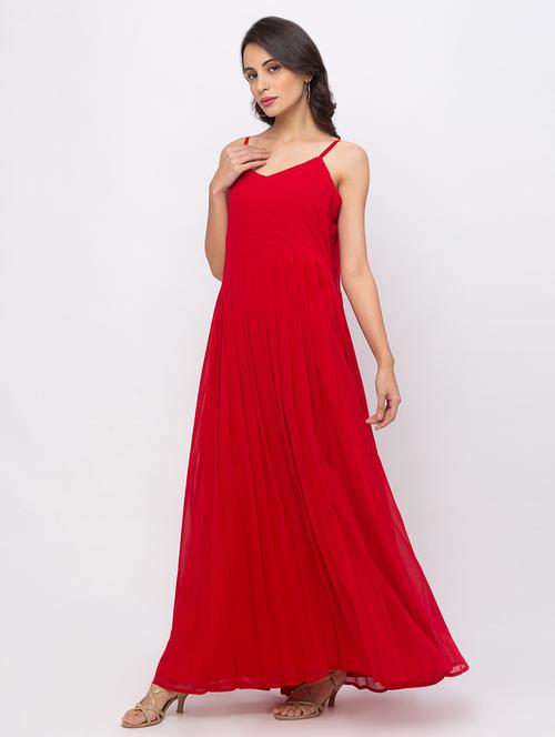 cami neck solid maxi dress - 18146795 - Very Small Image - 1