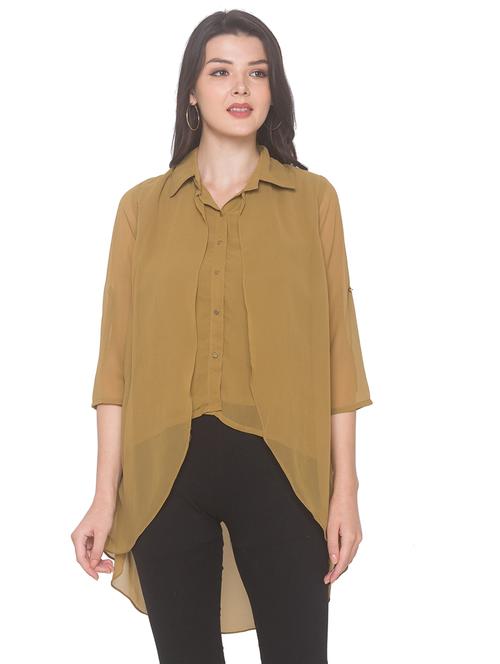 layered solid high-low top - 18146950 - Very Small Image - 1