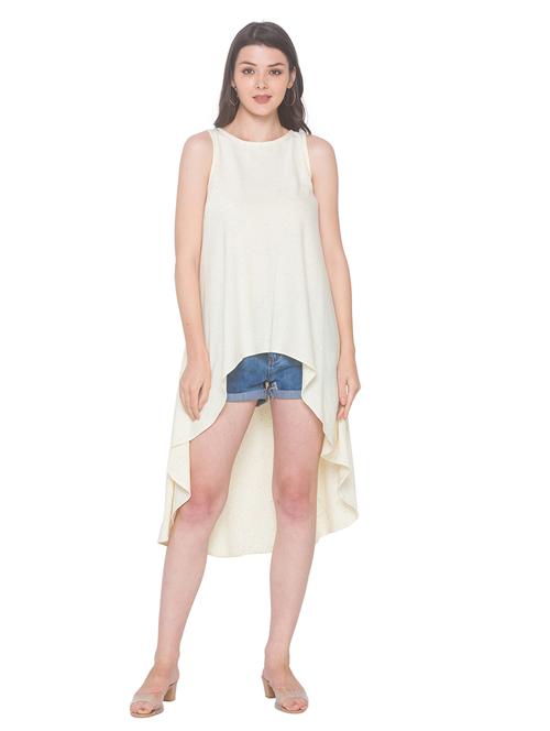white georgette regular top - 18146965 - Very Small Image - 1