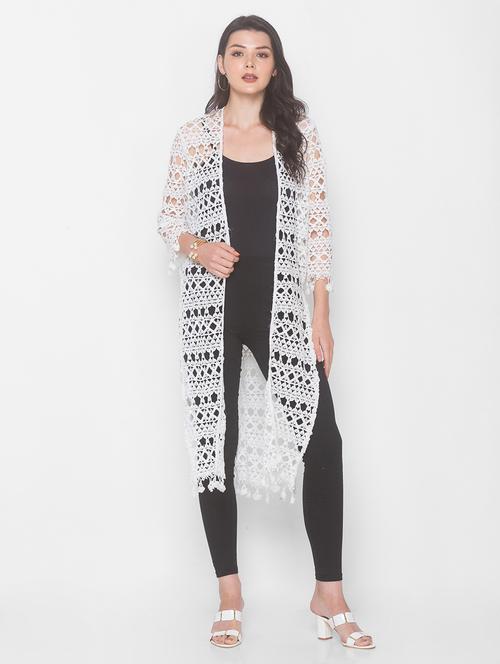 white lace shrug - 18146976 - Very Small Image - 1