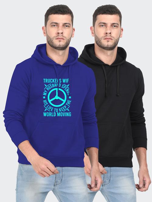 set of 2 chest print sweatshirt - 18148092 - Very Small Image - 1