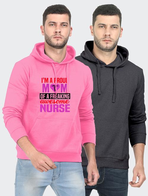 set of 2 chest print sweatshirt - 18148177 - Very Small Image - 1