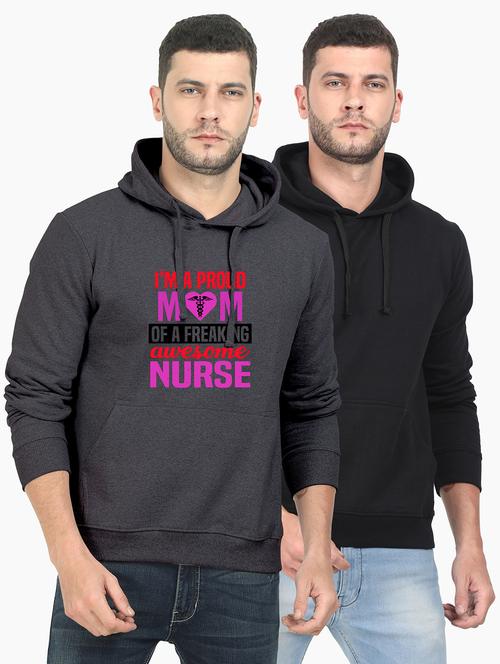 set of 2 chest print sweatshirt - 18148186 - Very Small Image - 1