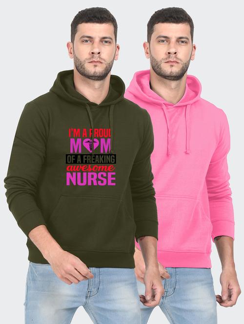 set of 2 chest print sweatshirt - 18148206 - Very Small Image - 1