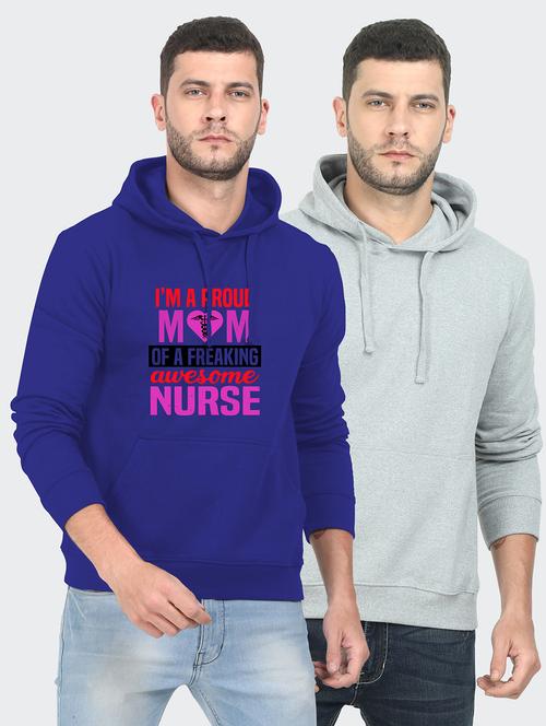 set of 2 chest print sweatshirt - 18148221 - Very Small Image - 1