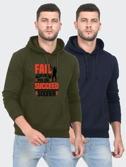 multi colored fleece chest print sweatshirt - 18148339 - Very Small Image - 1