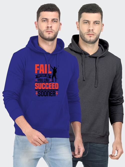 multi colored fleece chest print sweatshirt - 18148346 - Very Small Image - 1