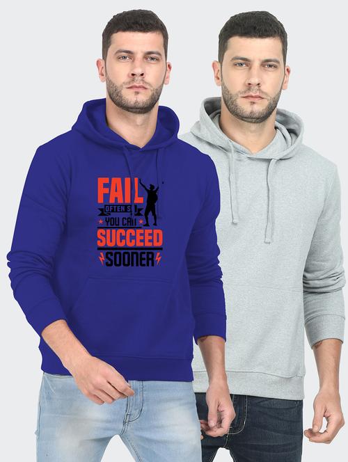 multi colored fleece chest print sweatshirt - 18148347 - Very Small Image - 1