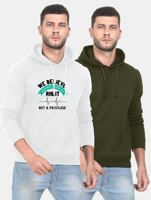 multi colored fleece chest print sweatshirt - 18148368 - Very Small Image - 1