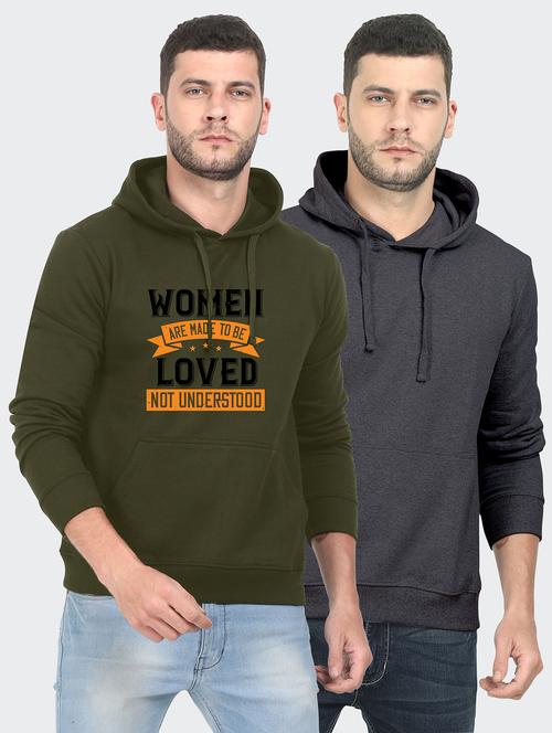 multi colored fleece chest print sweatshirt - 18148467 - Very Small Image - 1