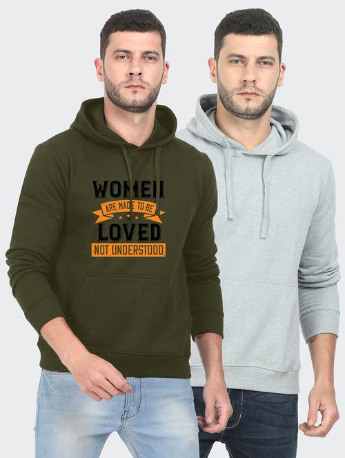 multi colored fleece chest print sweatshirt - 18148468 - Very Small Image - 1