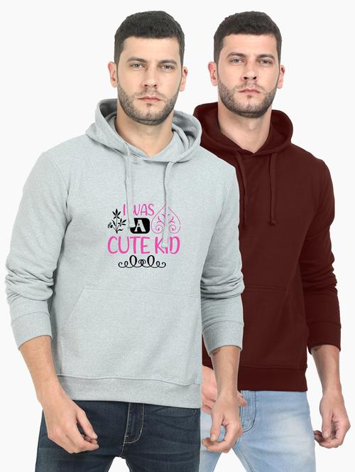 set of 2 printed sweatshirt - 18148720 - Very Small Image - 1
