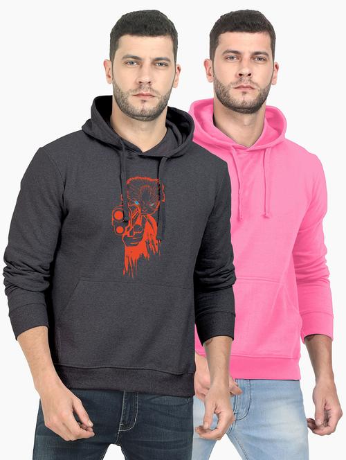 set of 2 chest print sweatshirt - 18149067 - Very Small Image - 1