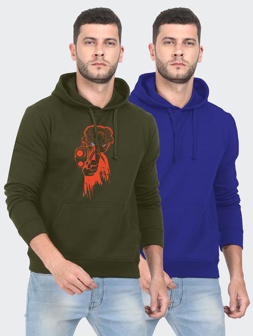 set of 2 chest print sweatshirt - 18149097 - Very Small Image - 1