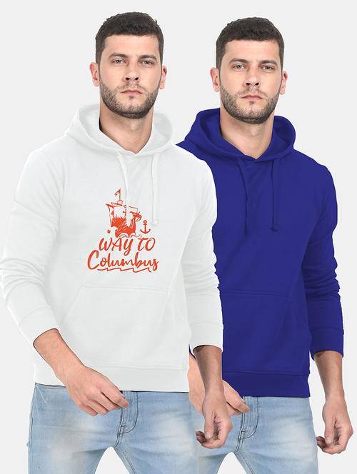 multi colored fleece chest print sweatshirt - 18149253 - Very Small Image - 1
