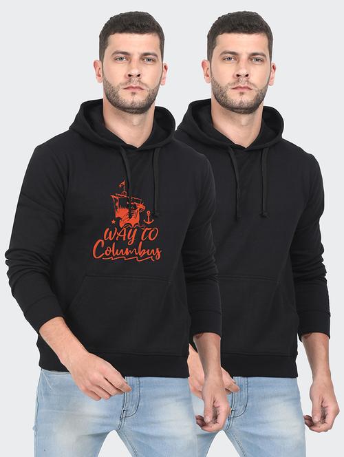 multi colored fleece chest print sweatshirt - 18149256 - Very Small Image - 1