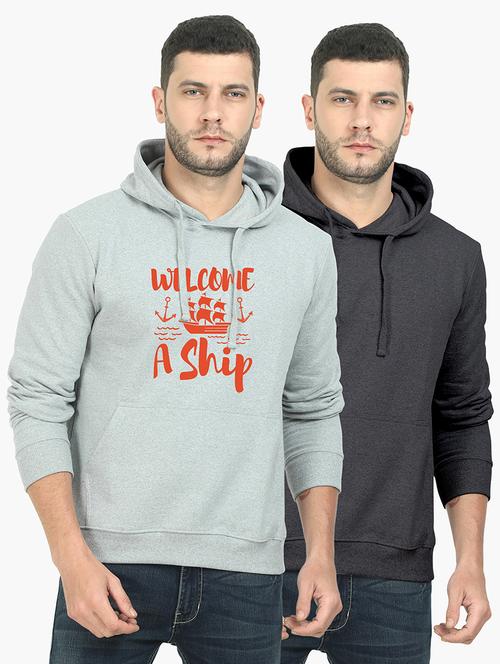 set of 2 hooded sweatshirt - 18149498 - Very Small Image - 1