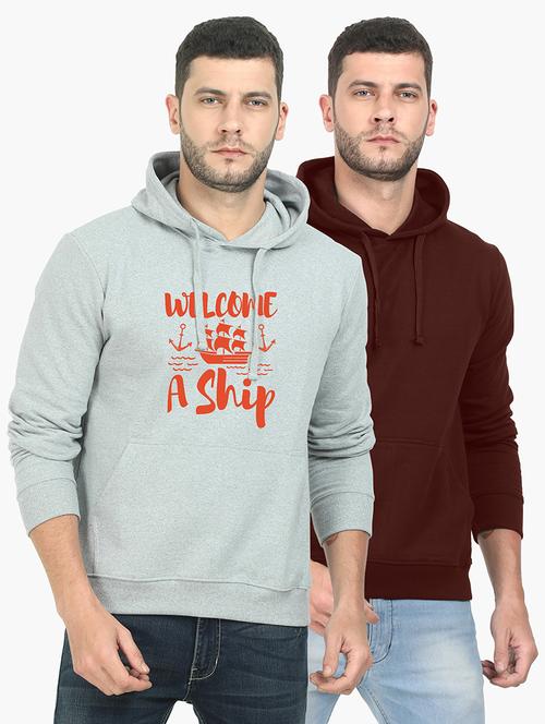 set of 2 hooded sweatshirt - 18149520 - Very Small Image - 1
