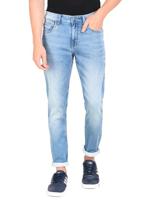 light blue light washed denim jean - 18150730 - Very Small Image - 1