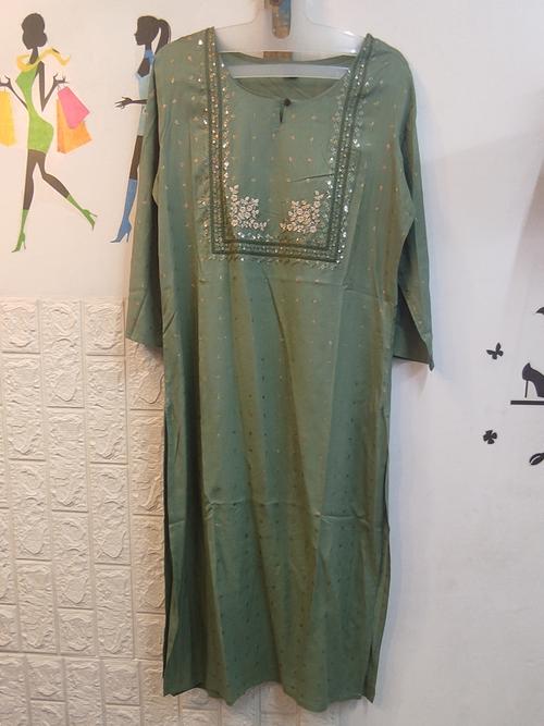 ladies kurti fabric rayon - 18150887 - Very Small Image - 1