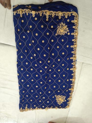blue georgette saree - 18150997 - Very Small Image - 1