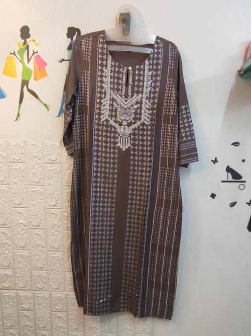 ladies kurtis fabric rayon - 18151080 - Very Small Image - 1