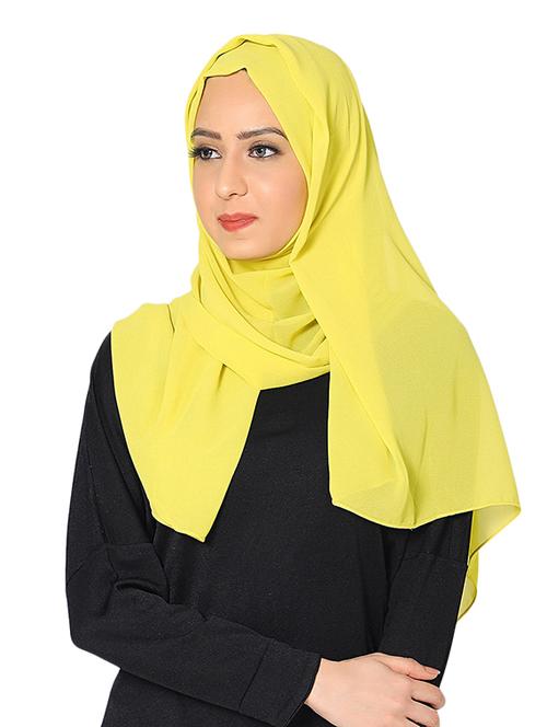 green chiffon stole - 18151800 - Very Small Image - 1