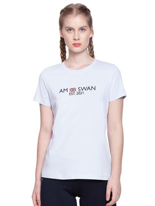 crew neck chest printed regular top - 18152226 - Very Small Image - 1