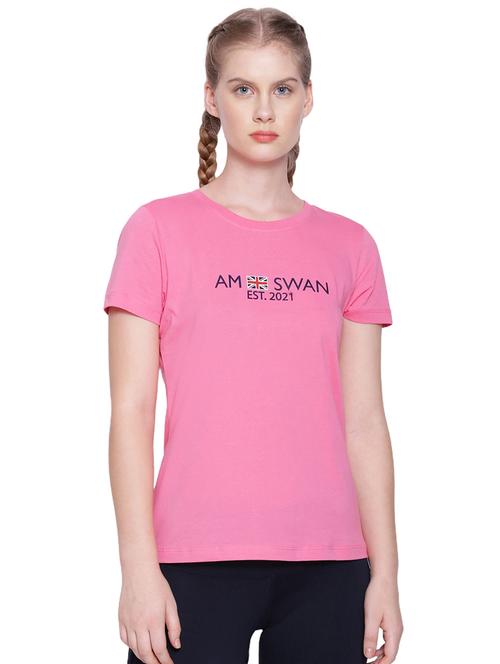 crew neck chest printed regular top - 18152230 - Very Small Image - 1