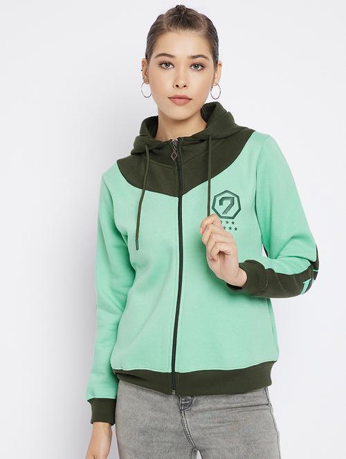 color-blocked hoodies sweatshirt - 18152330 - Very Small Image - 1