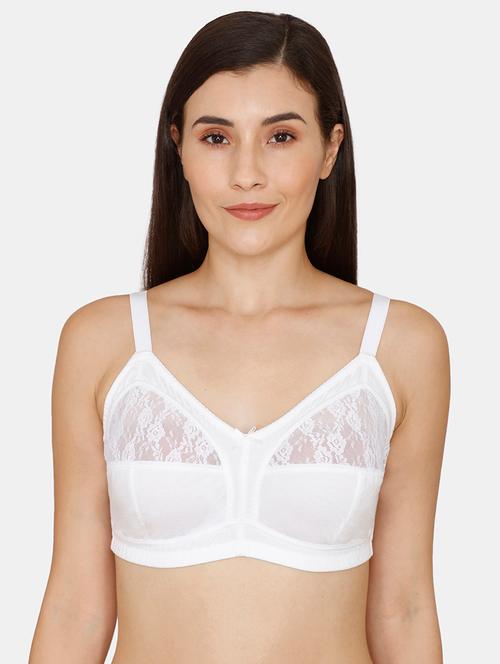 white solid regular bra - 18153053 - Very Small Image - 1