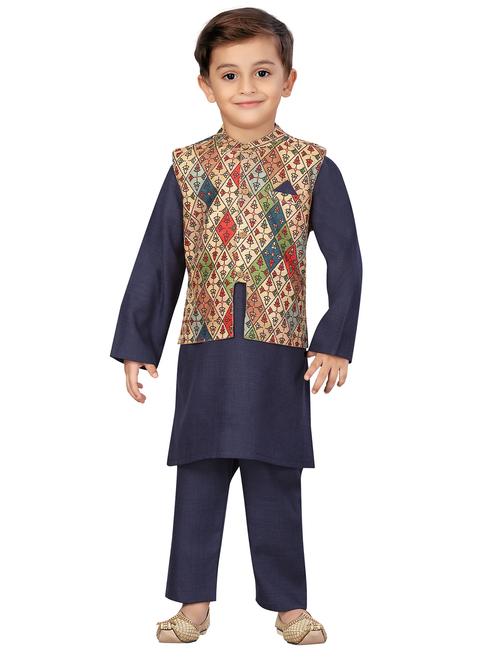 printed kurta set - 18153215 - Very Small Image - 1
