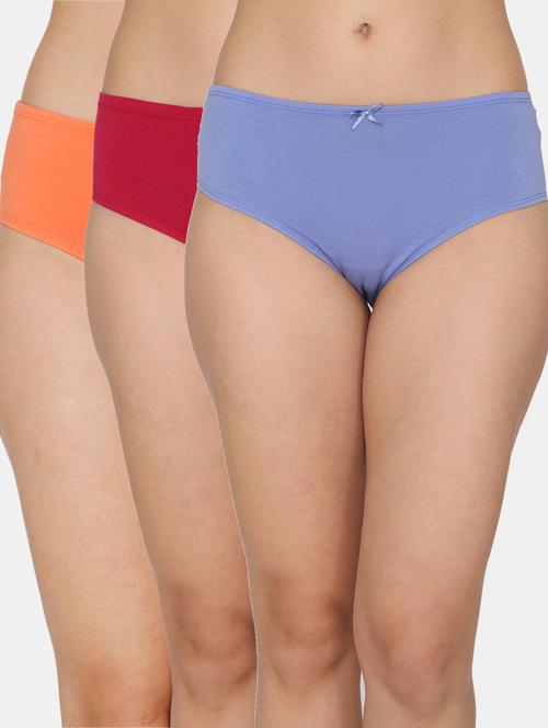 red color cotton hipster panty - 18153354 - Very Small Image - 1