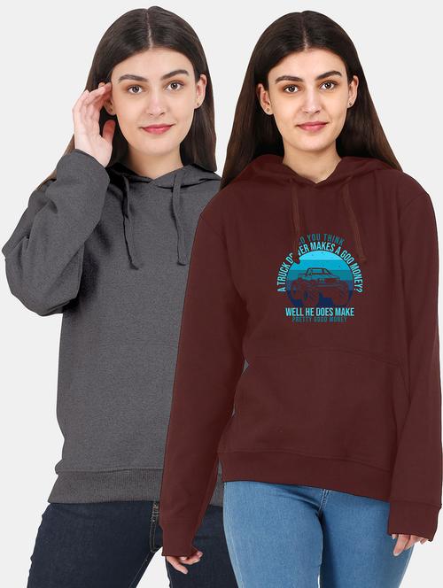 set of 2 pcs hooded sweatshirt - 18153743 - Very Small Image - 1
