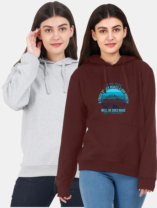 set of 2 pcs hooded sweatshirt - 18153744 - Very Small Image - 1