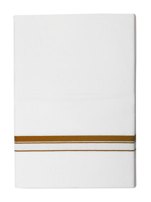 traditional men's 2 mtr white dhoti - 18155039 - Very Small Image - 1