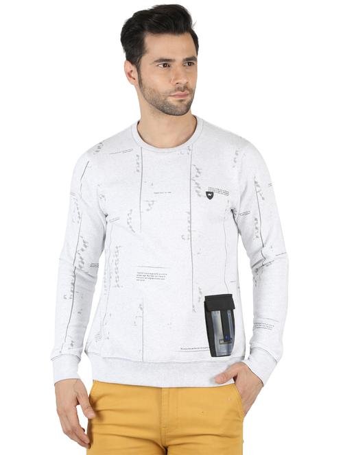 grey printed sweatshirt - 18155052 - Very Small Image - 1