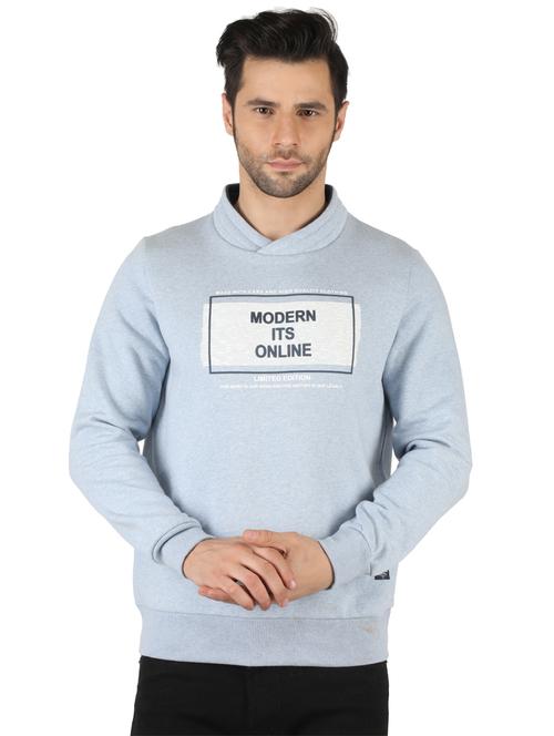 blue chest-printed sweatshirt - 18155059 - Very Small Image - 1