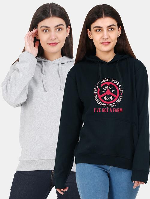 set of 2 hooded sweatshirt - 18155555 - Very Small Image - 1