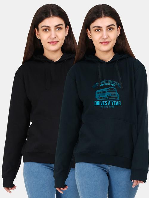 set of 2 pcs hooded sweatshirt - 18156428 - Very Small Image - 1